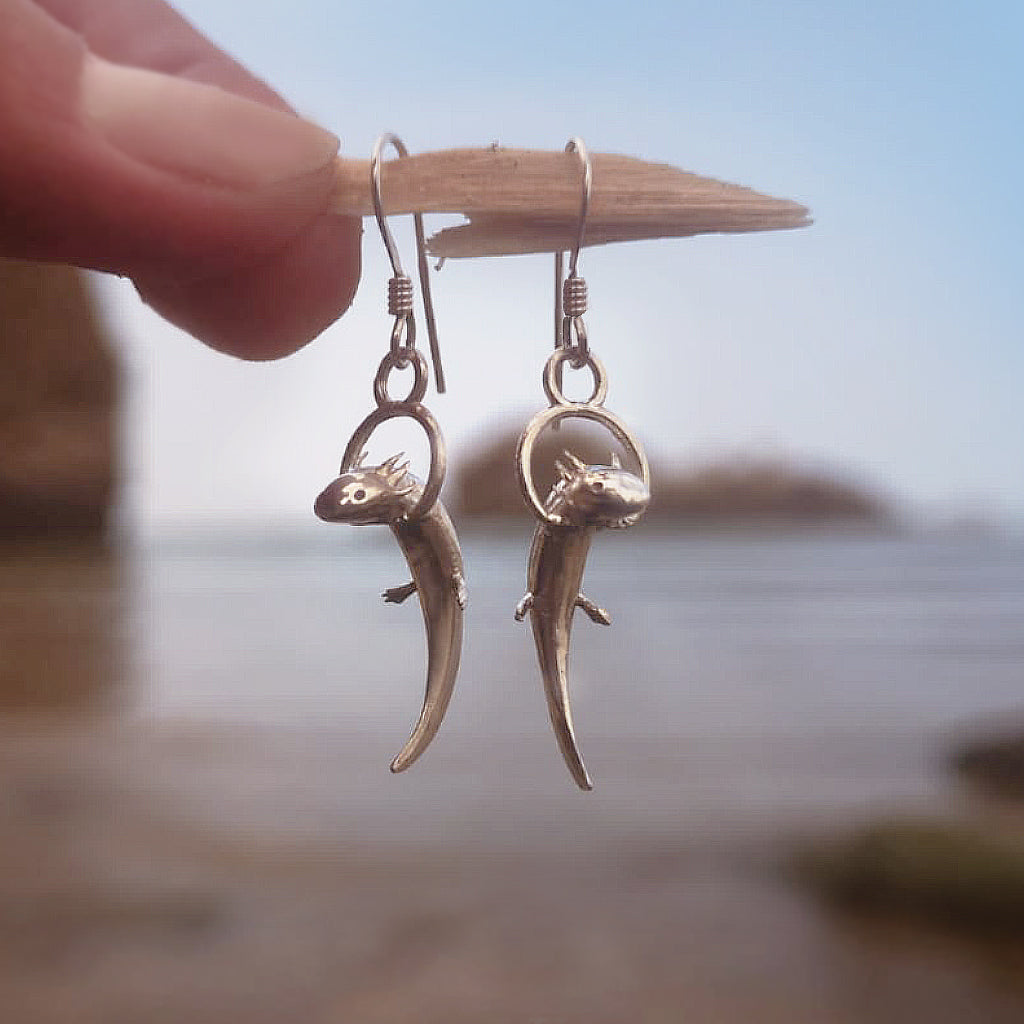 Keiko Bee Axolotl Earrings