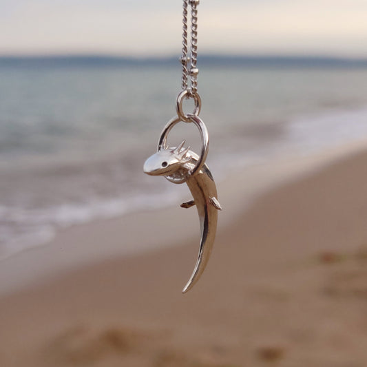 Keiko Bee Axolotl Pendant