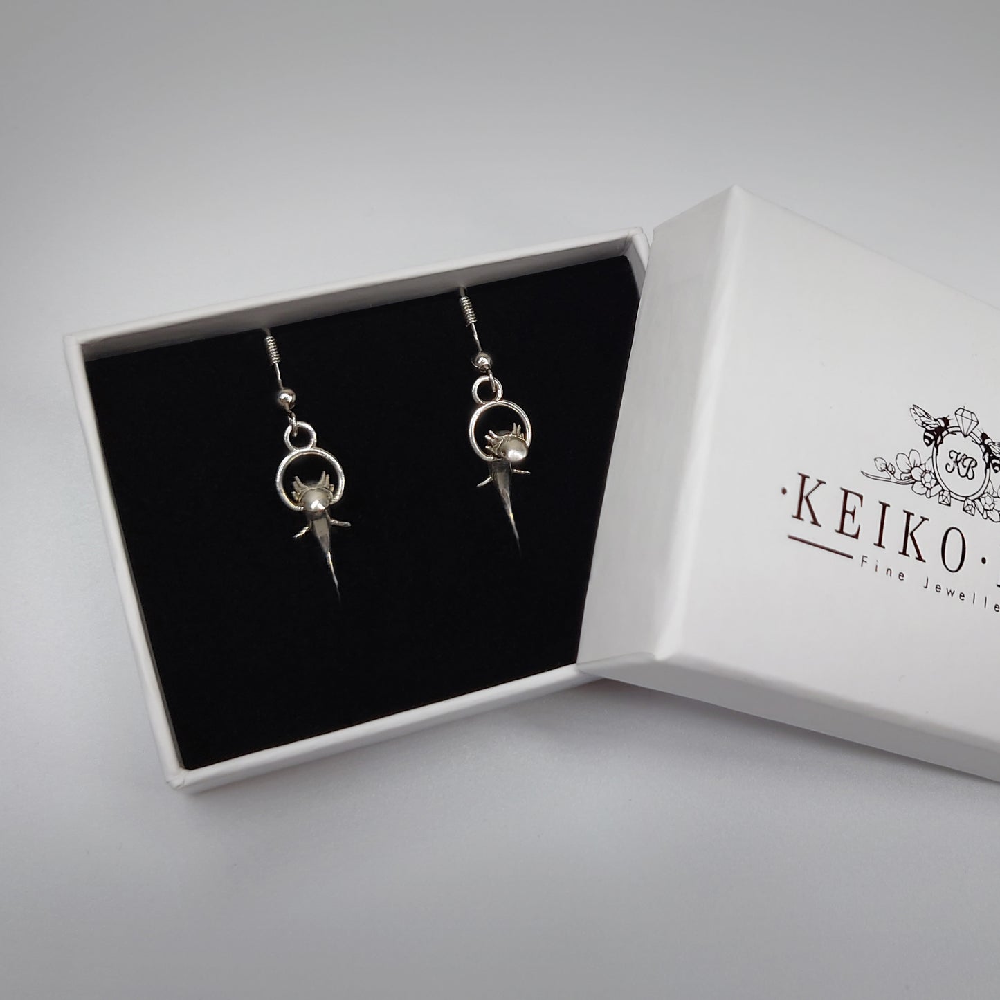 Keiko Bee Axolotl Earrings
