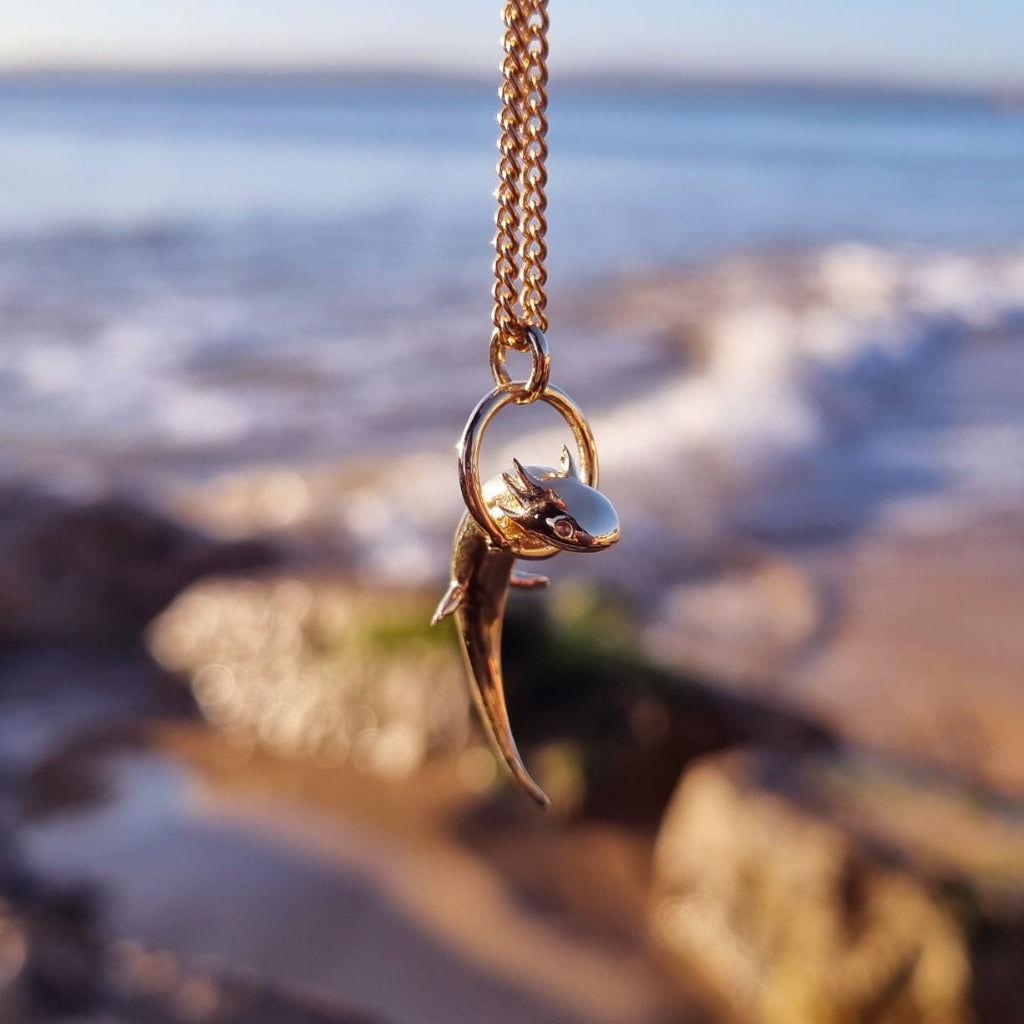 Keiko Bee Axolotl Pendant