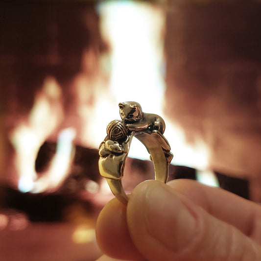 Keiko Bee 'Cat / Kitten' Ring