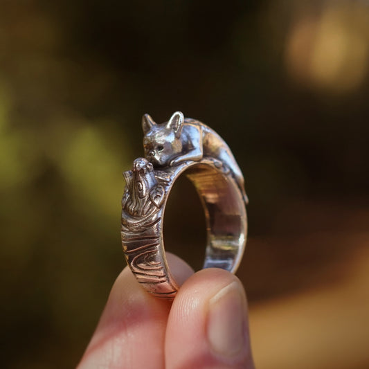 Keiko Bee 'Frenchie & Friend' Ring