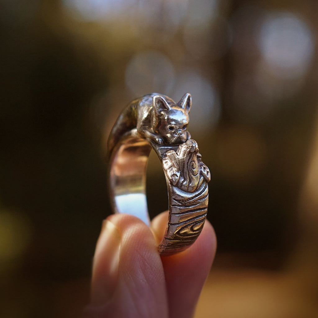 Keiko Bee 'Frenchie & Friend' Ring