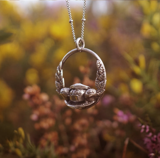Keiko Bee Rain Frog Pendant