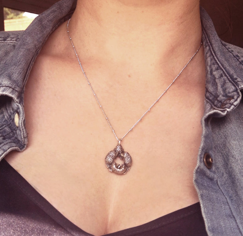 Keiko Bee 'Hedgehogs at Play' Pendant