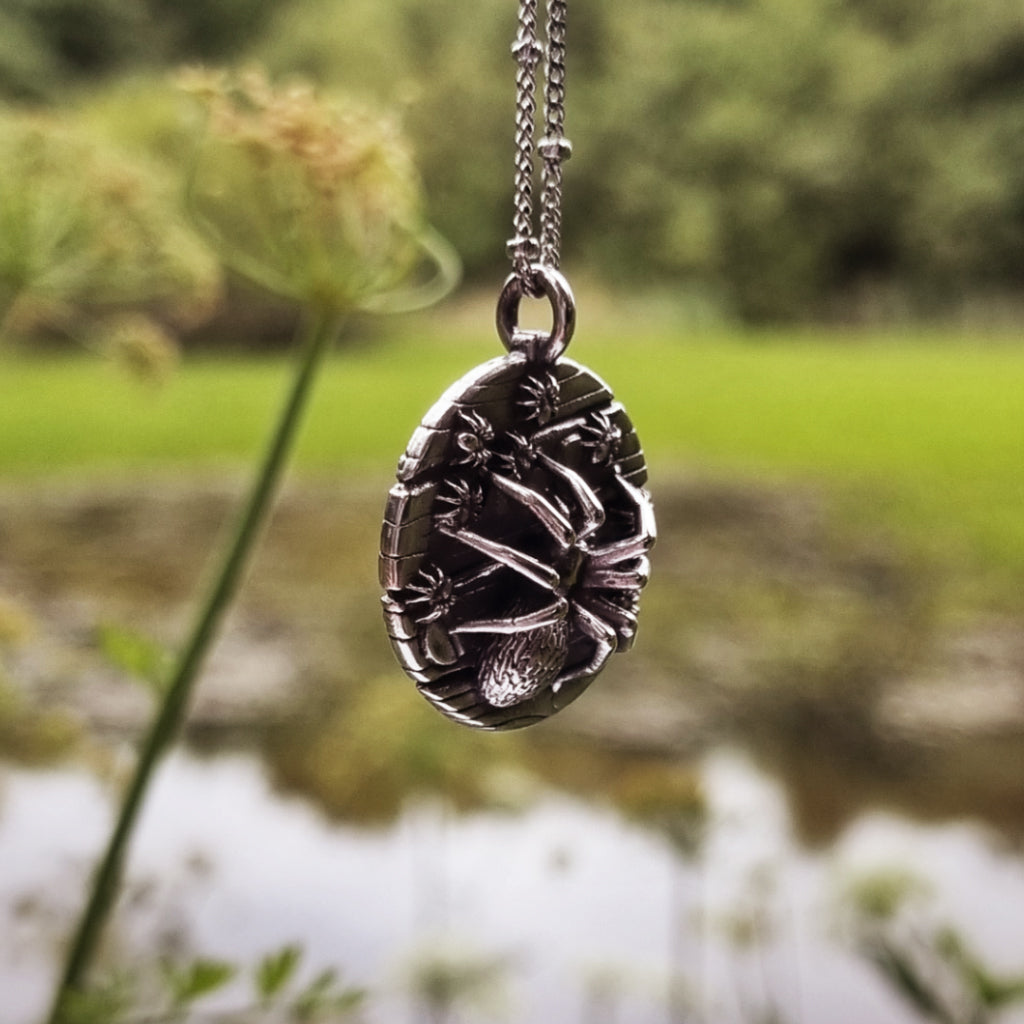 Keiko Bee Spider Disc Pendant