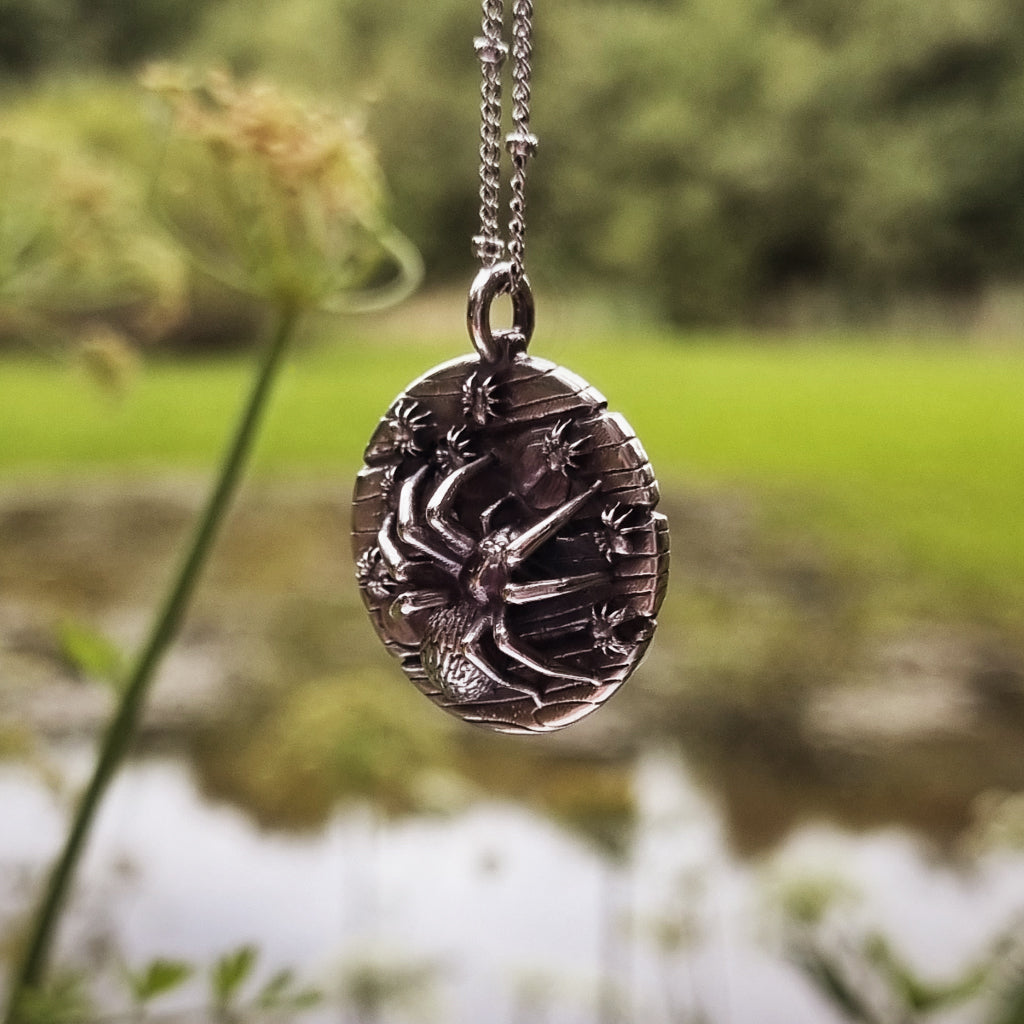 Keiko Bee Spider Disc Pendant