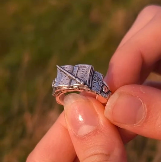 Keiko Bee 'Inspired By' Spellbook Ring